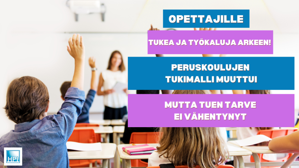 Opettajille tukea ja työkaluja arkeen