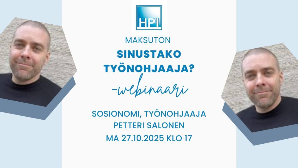 Maksuton Sinustako työnohjaaja -webinaari lokakuussa! Maksuton Sinustako työnohjaaja -webinaari lokakuussa!