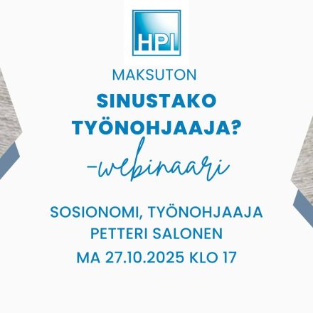 Maksuton Sinustako työnohjaaja -webinaari lokakuussa!
